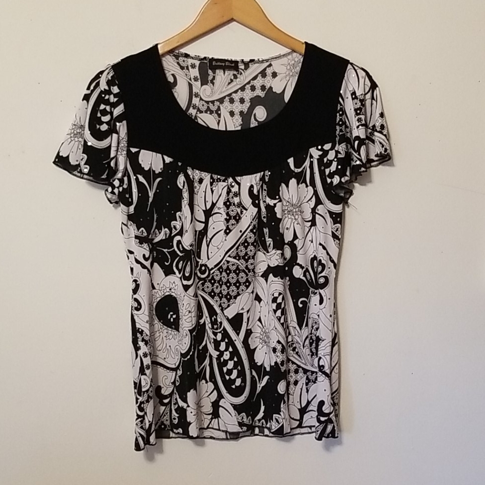 Brittany Black Blouse